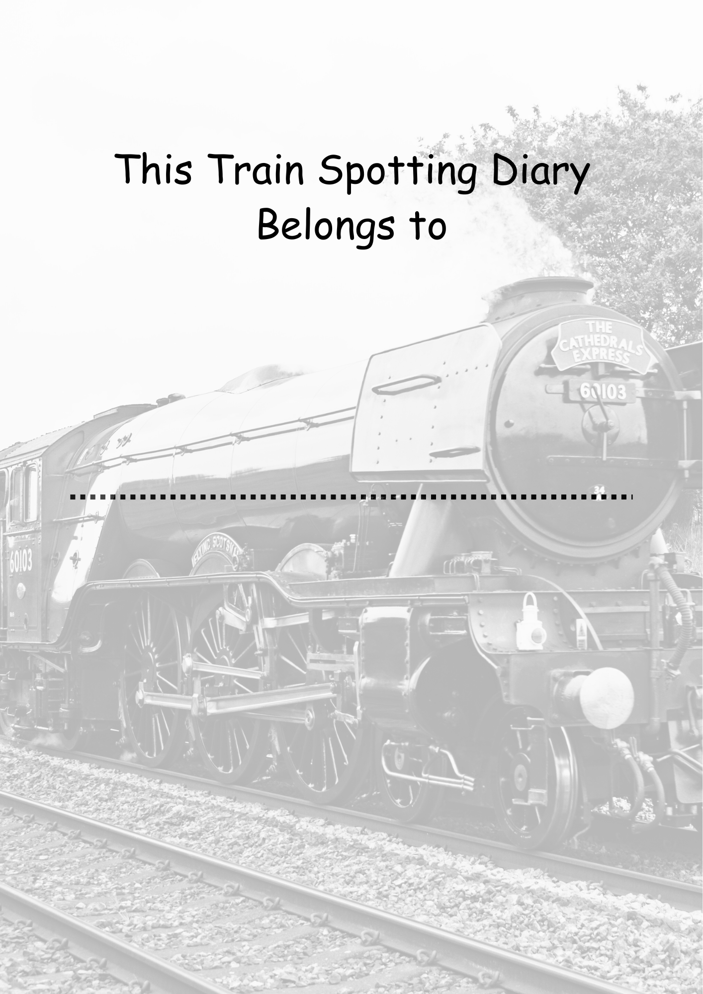 Train Spotter Jotter