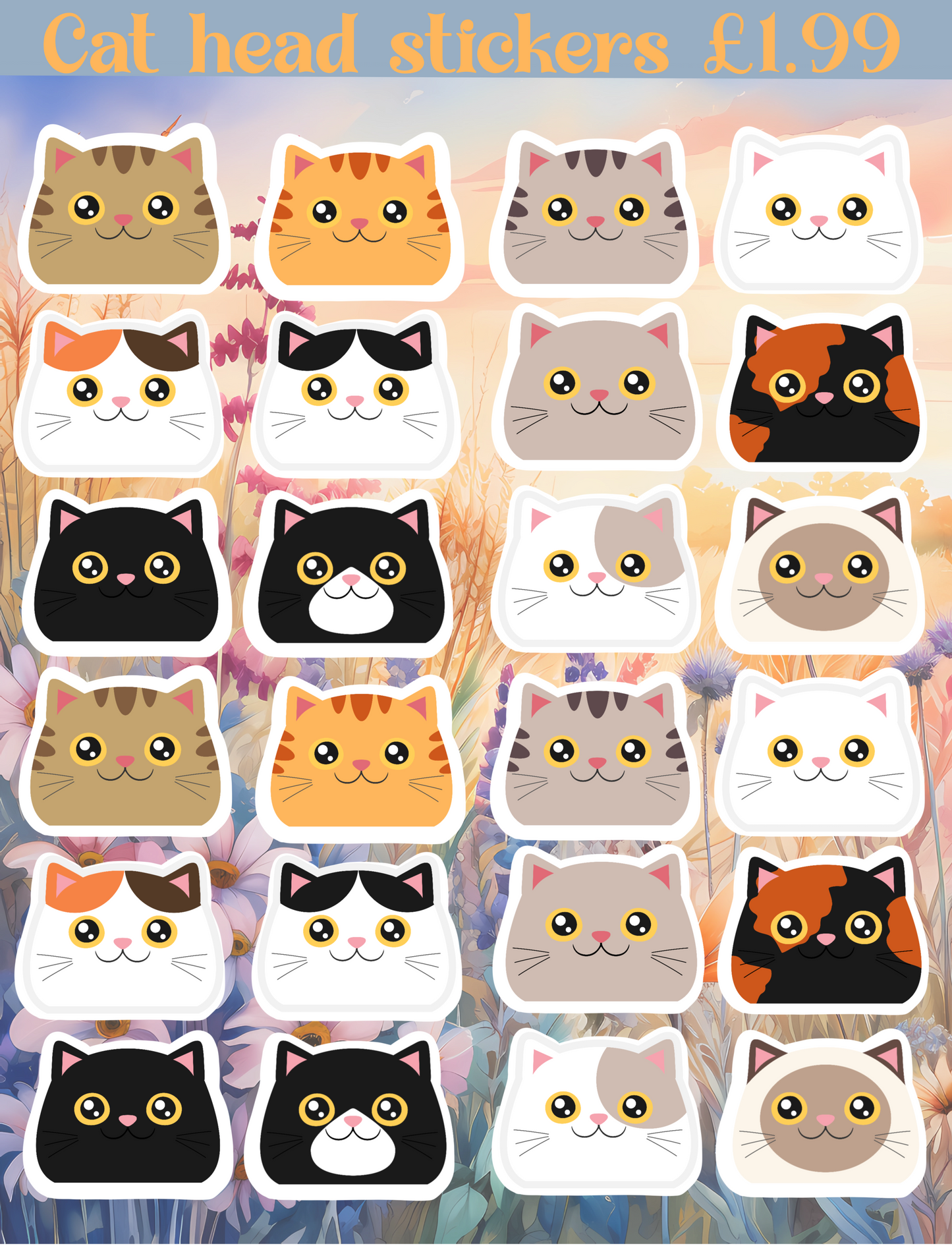 Cat journal scrapbook stickers