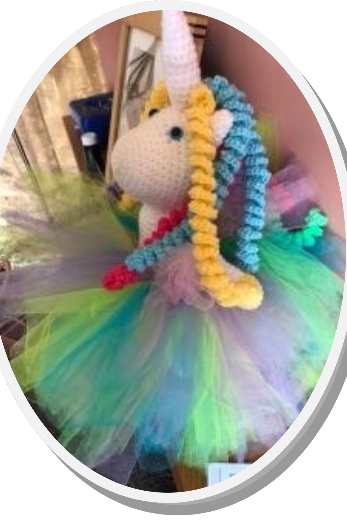 Crochet plush Unicorn pattern. Digital download