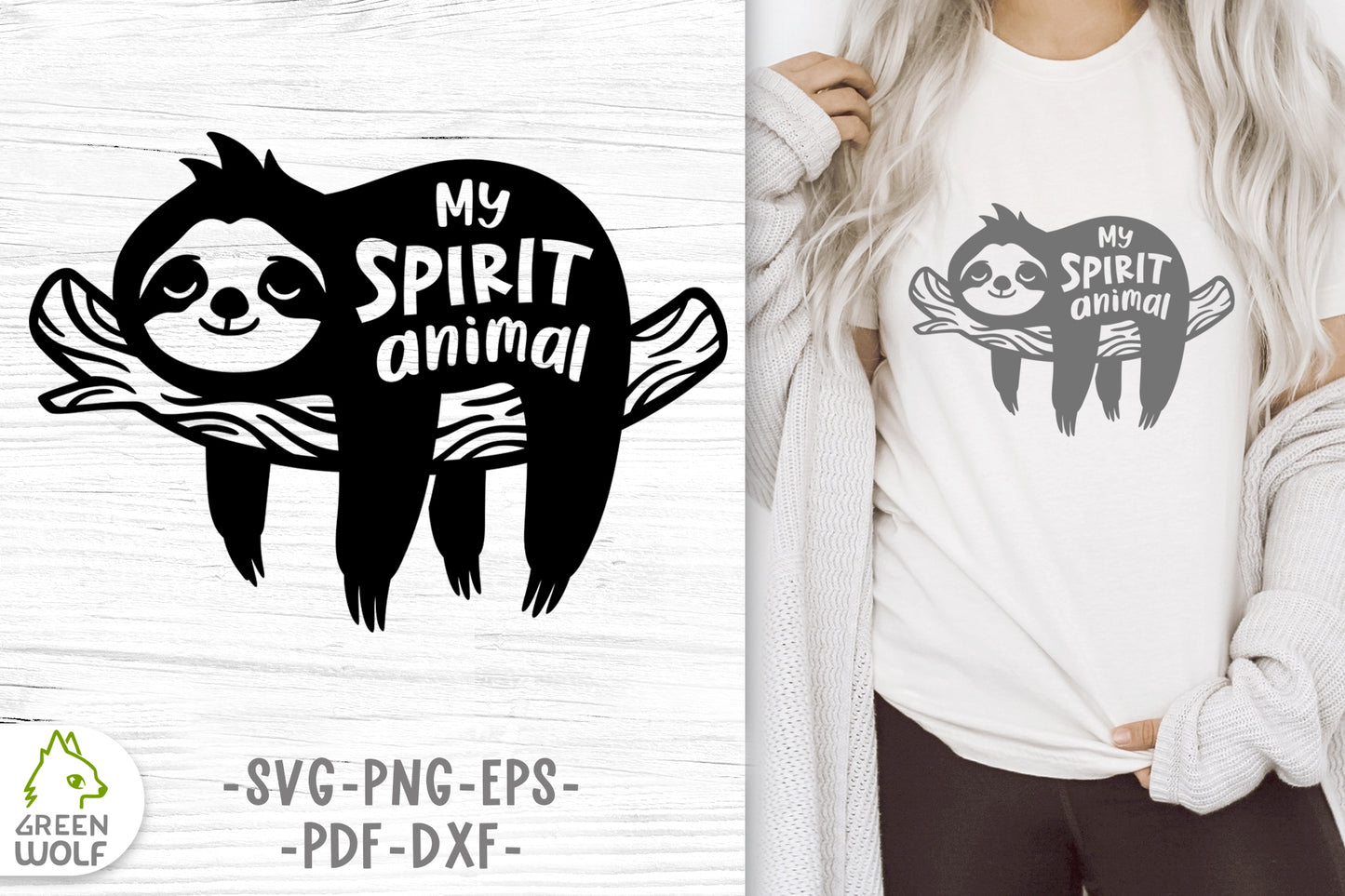 Sloth SVG Bundle | Digital Download for Cricut & Silhouette | Cute & Lazy Sloth Designs