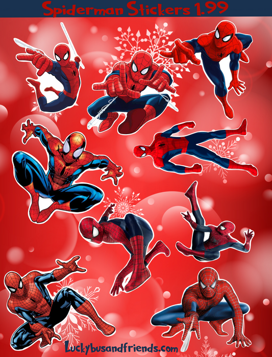 Spideman Stickers