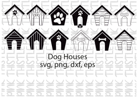 Dog House SVG Bundle | Digital Download for Cricut & Silhouette | Pet Lover & Kennel Designs